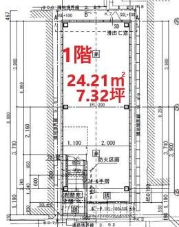 HAKU新町　1階図面